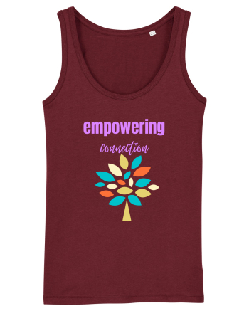 Empowering Connection Burgundy