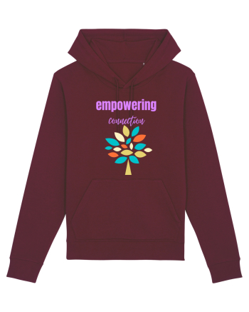 Empowering Connection Burgundy