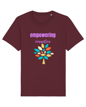 Empowering Connection Burgundy