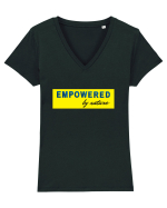 Empowered By Nature Tricou mânecă scurtă guler V Damă Evoker