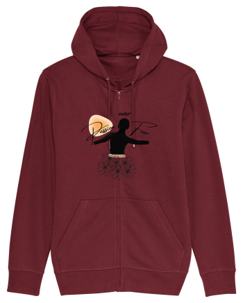 Passion Over Fear Burgundy