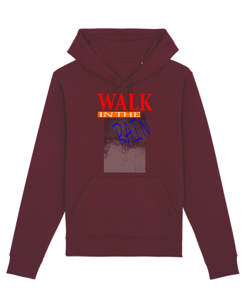 Walk in the rain Burgundy