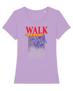 Walk in the rain Tricou mânecă scurtă guler larg fitted Damă Expresser