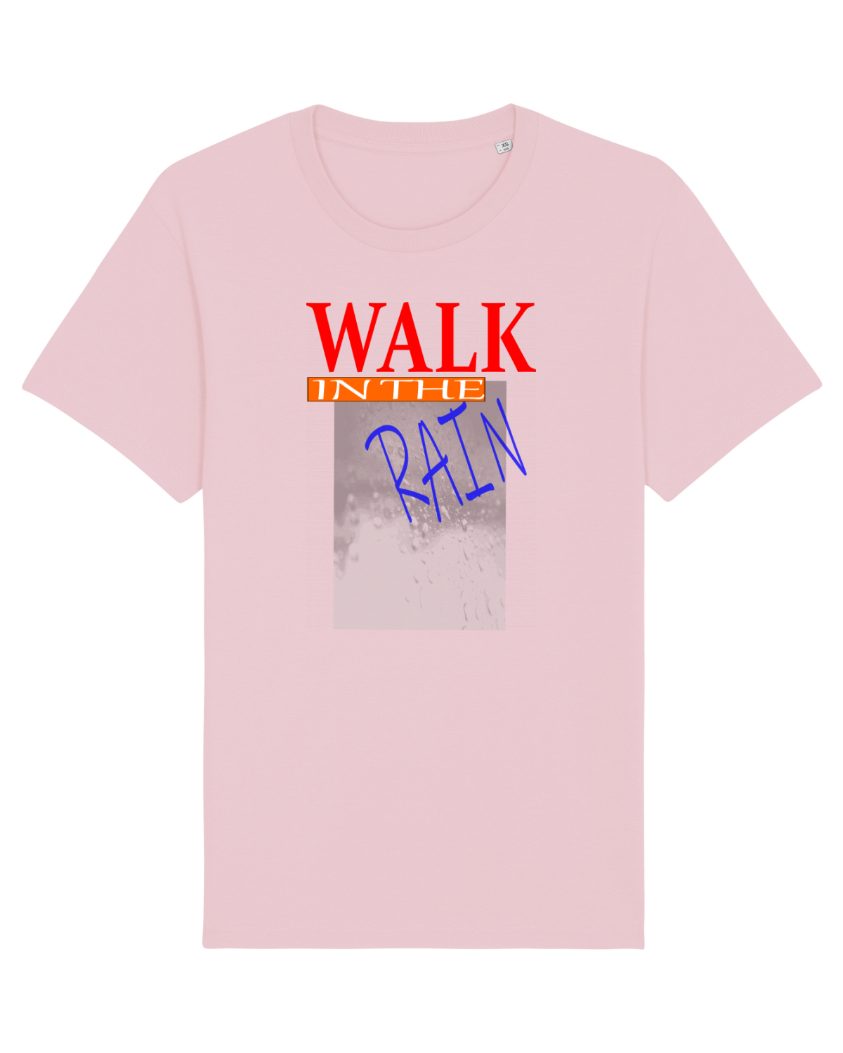 Tricou mânecă scurtă Unisex Rocker Cotton Pink