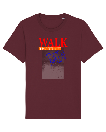 Walk in the rain Burgundy