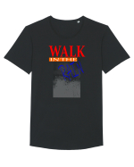 Walk in the rain Tricou mânecă scurtă guler larg Bărbat Skater
