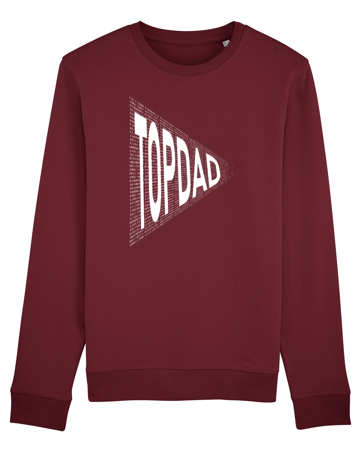 Bluză mânecă lungă Unisex Rise Burgundy