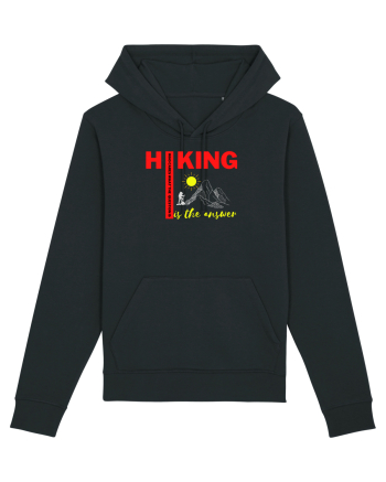 Hiking Is The Answer Black
