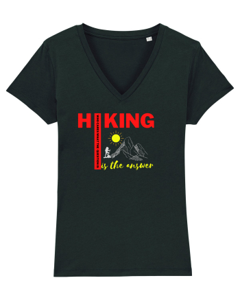 Hiking Is The Answer Black