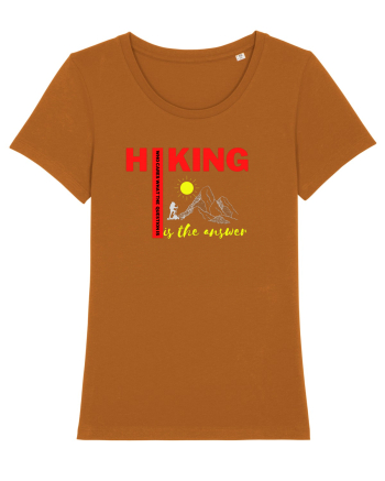 Hiking Is The Answer Roasted Orange