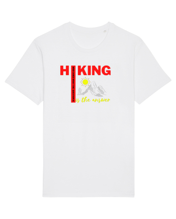 Hiking Is The Answer White