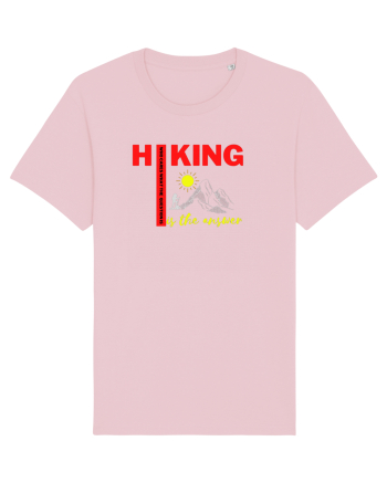 Hiking Is The Answer Cotton Pink