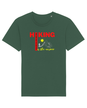 Hiking Is The Answer Bottle Green