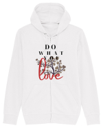 Do What You Love Hanorac cu fermoar Unisex Connector