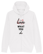 Love What You Do Hanorac cu fermoar Unisex Connector