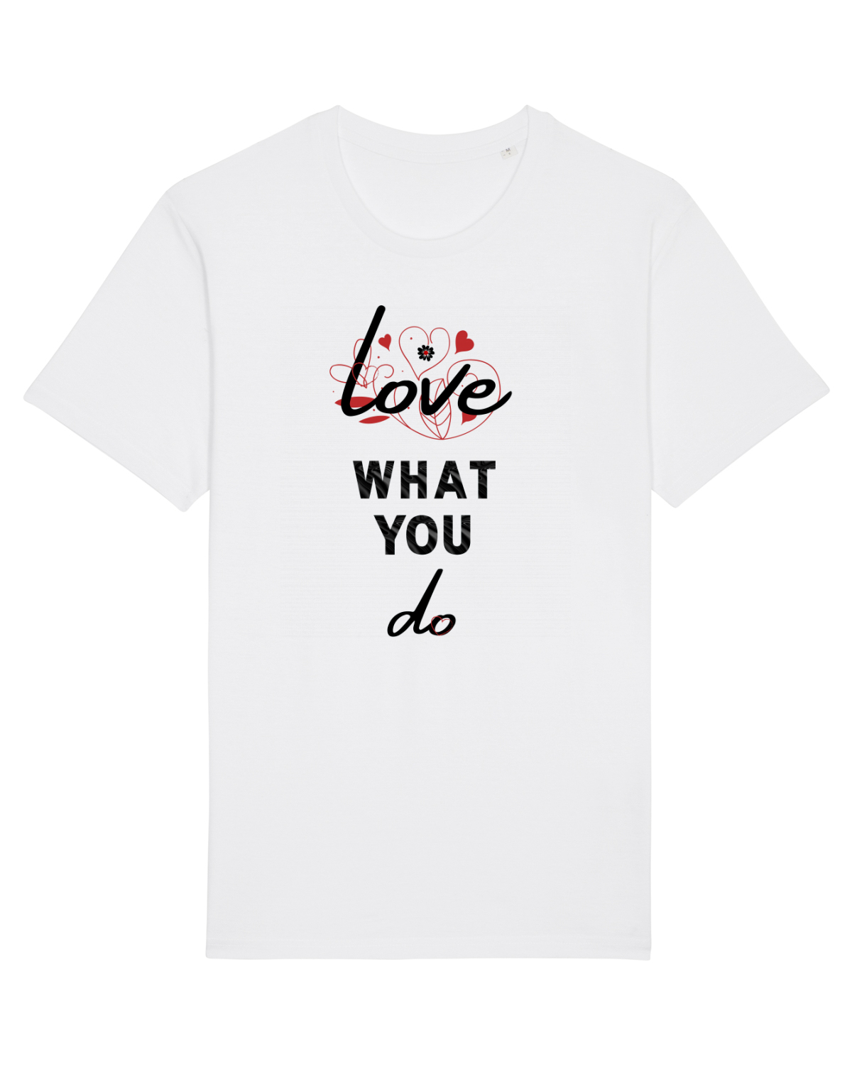 Tricou mânecă scurtă Unisex Rocker White