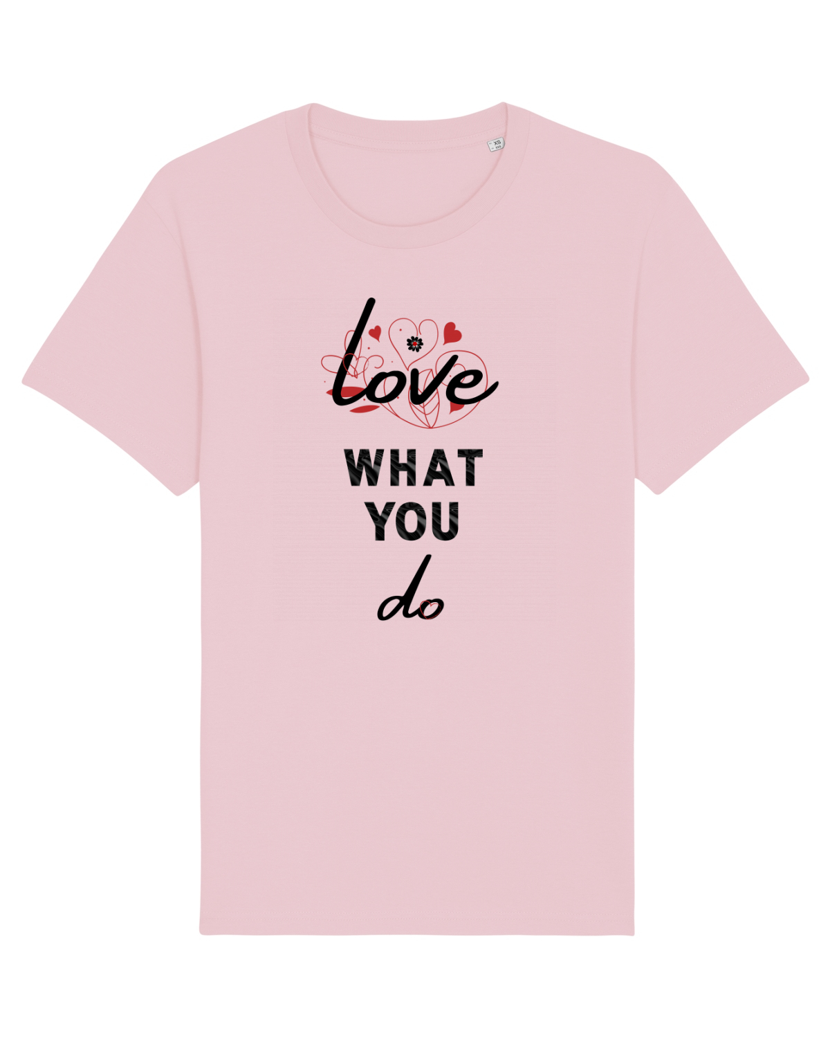 Tricou mânecă scurtă Unisex Rocker Cotton Pink