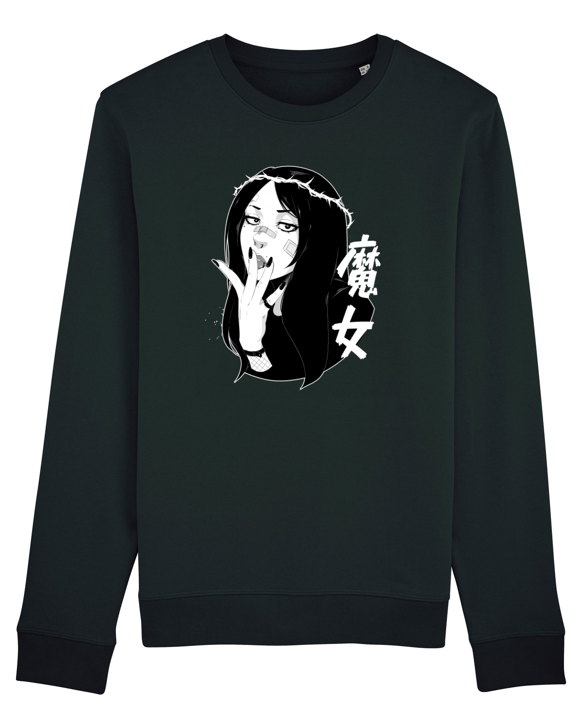 Bluză mânecă lungă Unisex Rise Black
