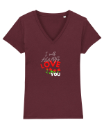 Love Tricou mânecă scurtă guler V Damă Evoker