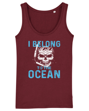 I Belong To The Ocean Burgundy