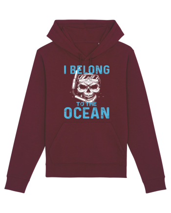 I Belong To The Ocean Burgundy