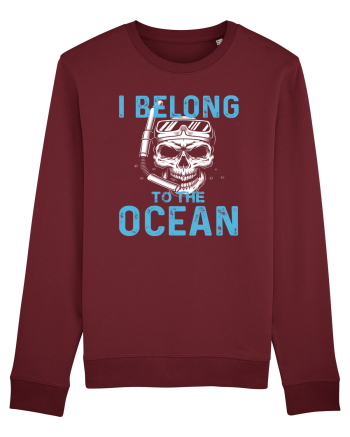 I Belong To The Ocean Burgundy