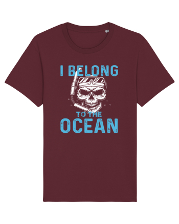 I Belong To The Ocean Burgundy