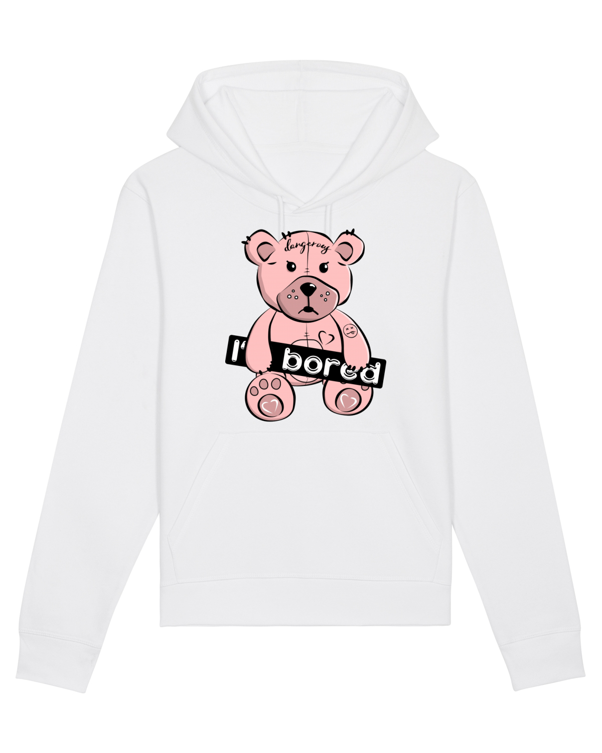 Hanorac Unisex Drummer White