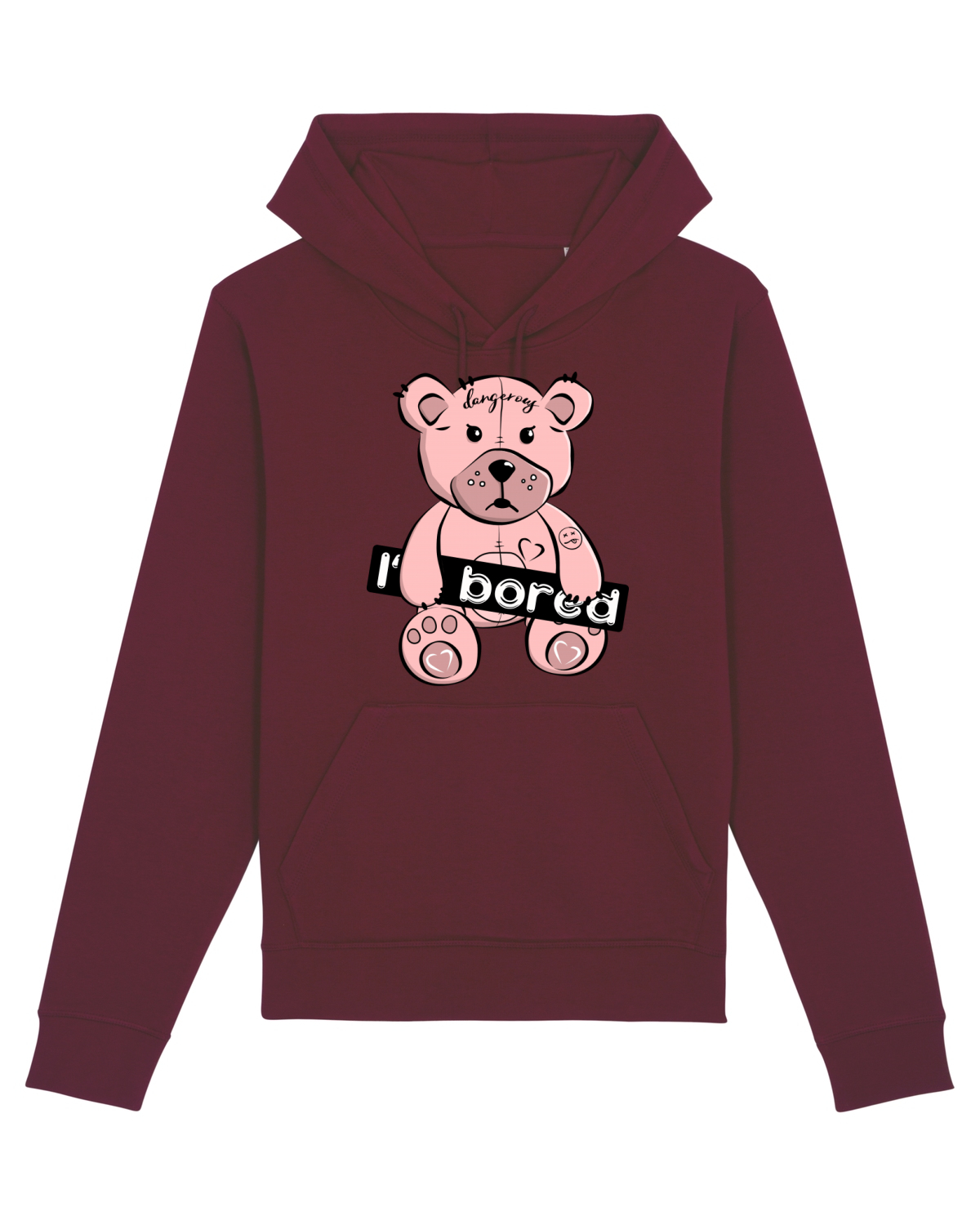 Hanorac Unisex Drummer Burgundy