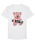 I'm Bored - Pink Teddy Bear Tricou mânecă scurtă guler larg Bărbat Skater