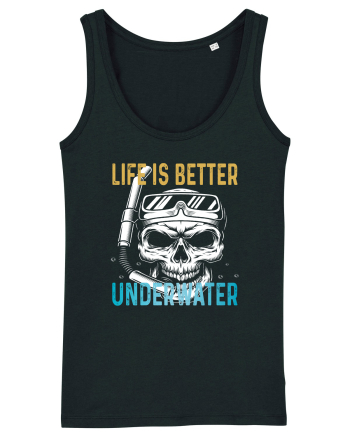 Life Is Better Underwater Black