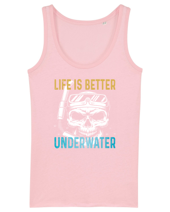 Life Is Better Underwater Cotton Pink