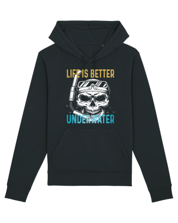 Life Is Better Underwater Black