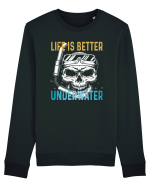 Life Is Better Underwater Bluză mânecă lungă Unisex Rise