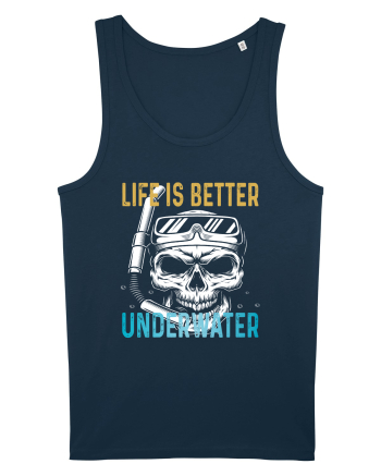 Life Is Better Underwater Navy