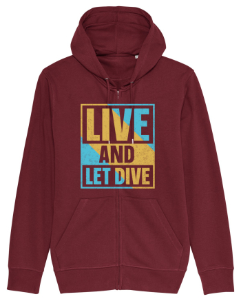 Life Is Better Underwater Burgundy