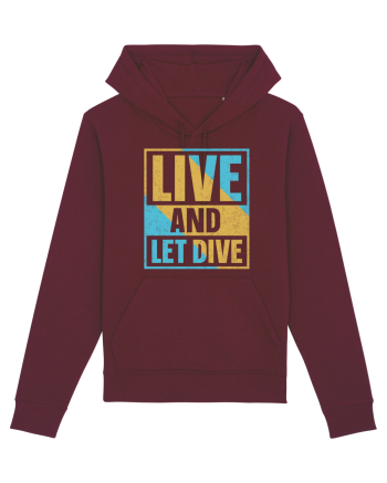 Life Is Better Underwater Burgundy