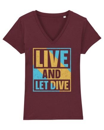 Life Is Better Underwater Burgundy