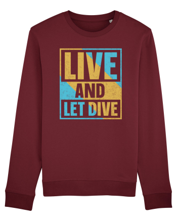 Life Is Better Underwater Burgundy