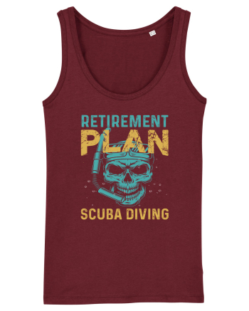 Retirement Plan Scuba Diving Burgundy