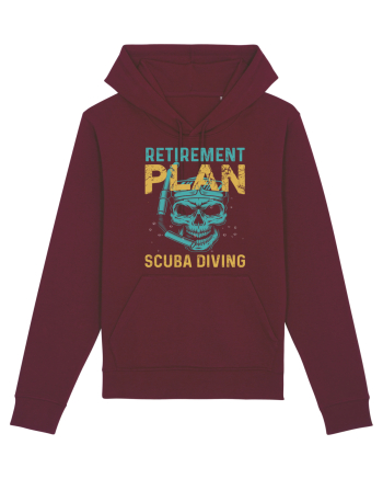 Retirement Plan Scuba Diving Burgundy