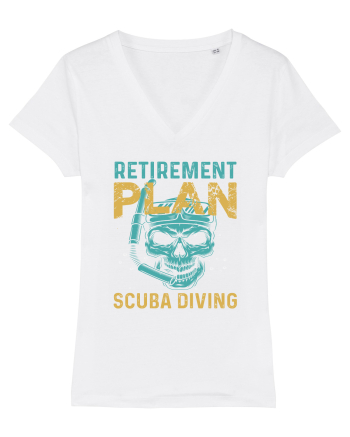 Retirement Plan Scuba Diving White