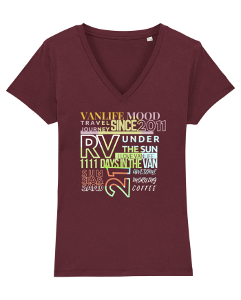 I love Vanlife Burgundy