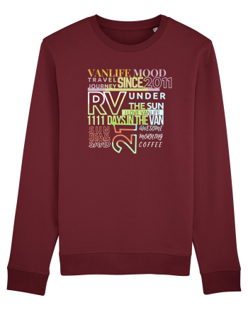I love Vanlife Burgundy