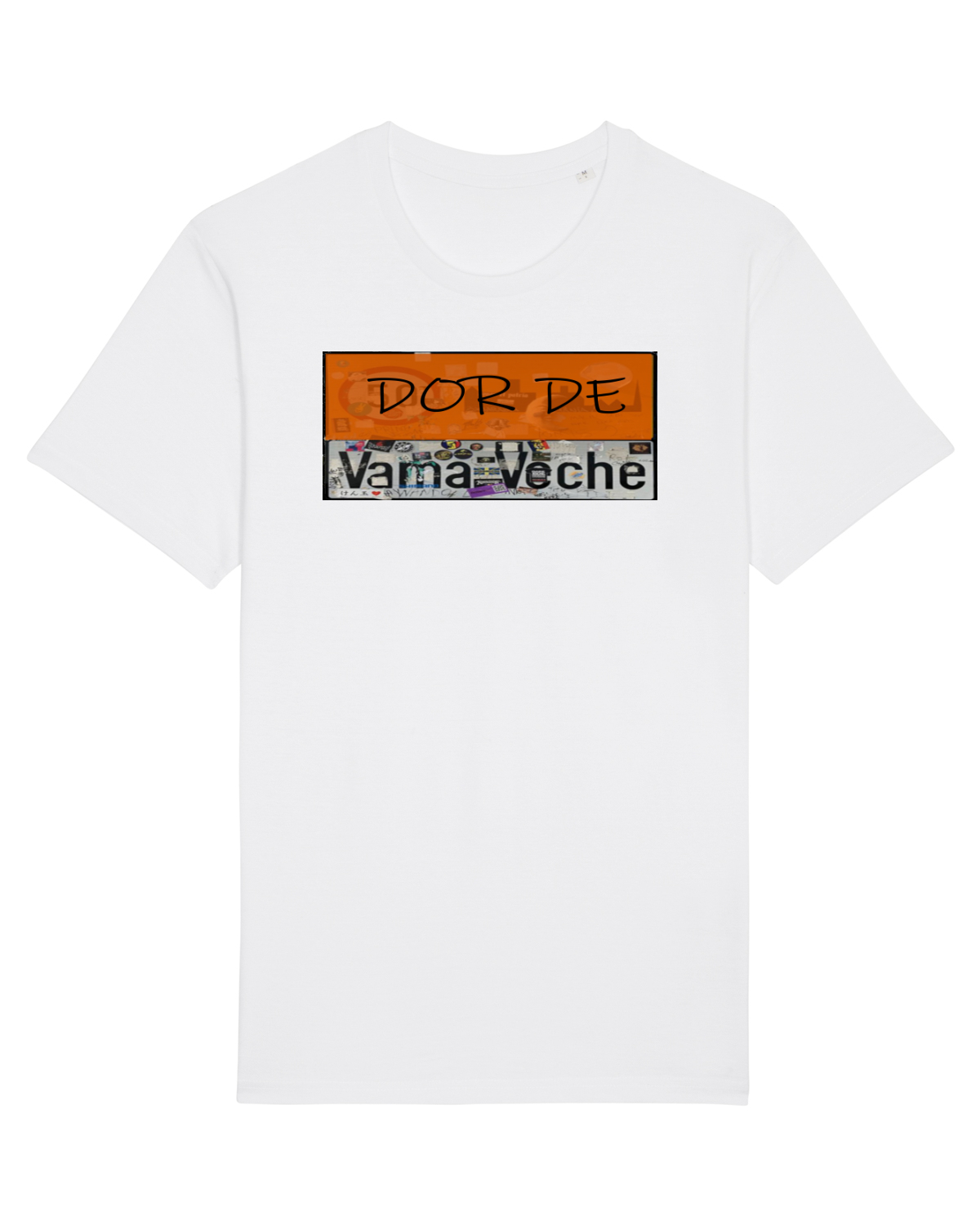 Tricou mânecă scurtă Unisex Rocker White