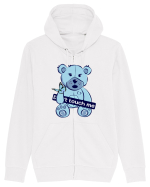 Don't Touch Me - Blue Teddy Bear Hanorac cu fermoar Unisex Connector