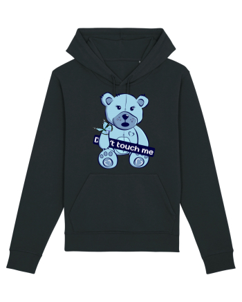 Don't Touch Me - Blue Teddy Bear Black