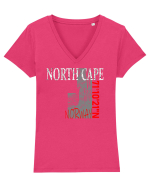 North Cape Tricou mânecă scurtă guler V Damă Evoker
