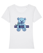 Don't Touch Me Tricou mânecă scurtă guler larg fitted Damă Expresser