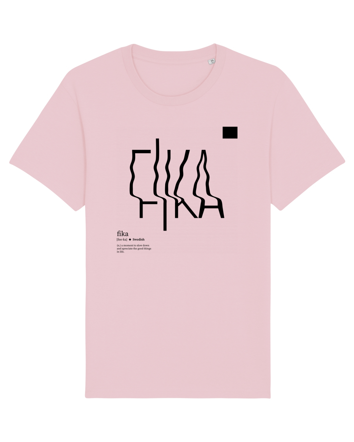 Tricou mânecă scurtă Unisex Rocker Cotton Pink